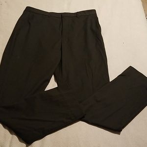 Black slim fit slacks